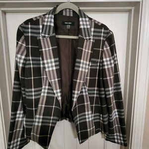 Plaid Nine West Blazer-Women's